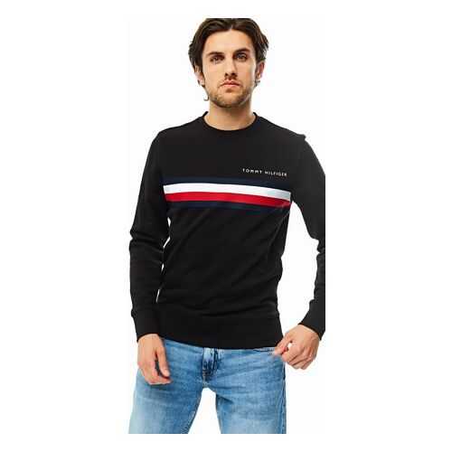 Свитшот мужской Tommy Hilfiger MW0MW14758 черный XL в Кальцедония