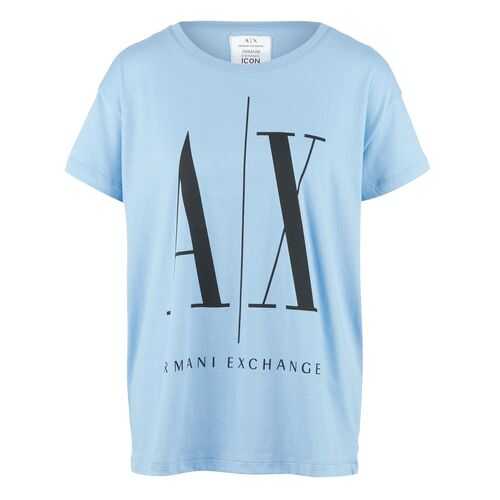 Футболка женская Armani Exchange 8NYTCX YJG3Z синяя XS в Кальцедония