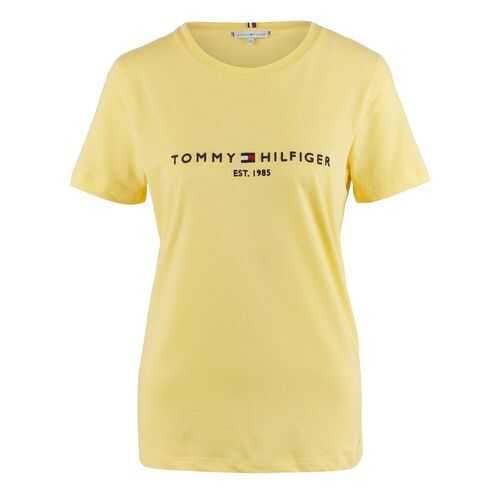 Футболка женская Tommy Hilfiger WW0WW26868 желтая XS в Кальцедония