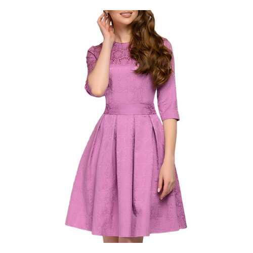 Платье женское D&M by 1001DRESS DM01369LV фиолетовое S в Кальцедония